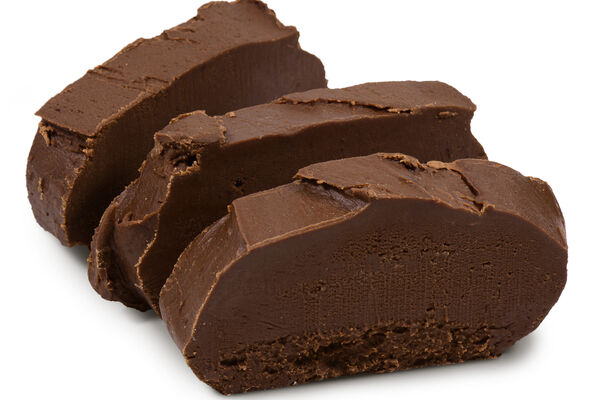 Hand-made chocolate fudge at Kilwins Waynesville NC