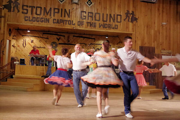 Exterior of Stompin Ground Dance Hall Maggie Valley NC